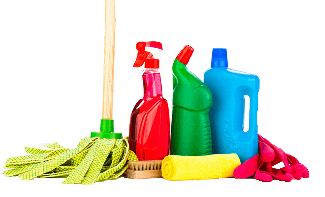 cleaning supplies for moving in