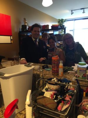 Ladonna cleaning team celebrating a finished job!