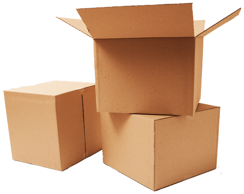 Move out ready cleaning, with boxes