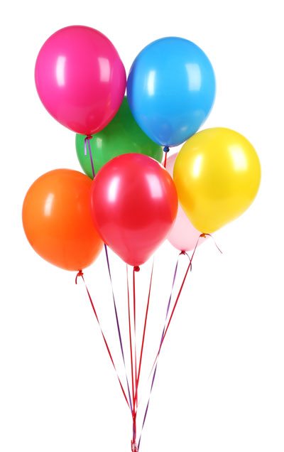 colorful balloons for special events
